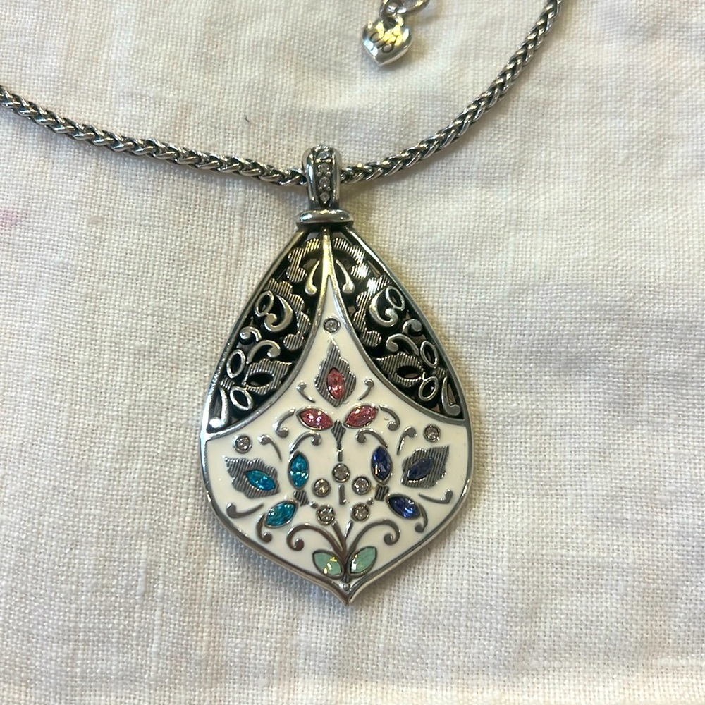 Brighton Tapestry Taj necklace and earring set